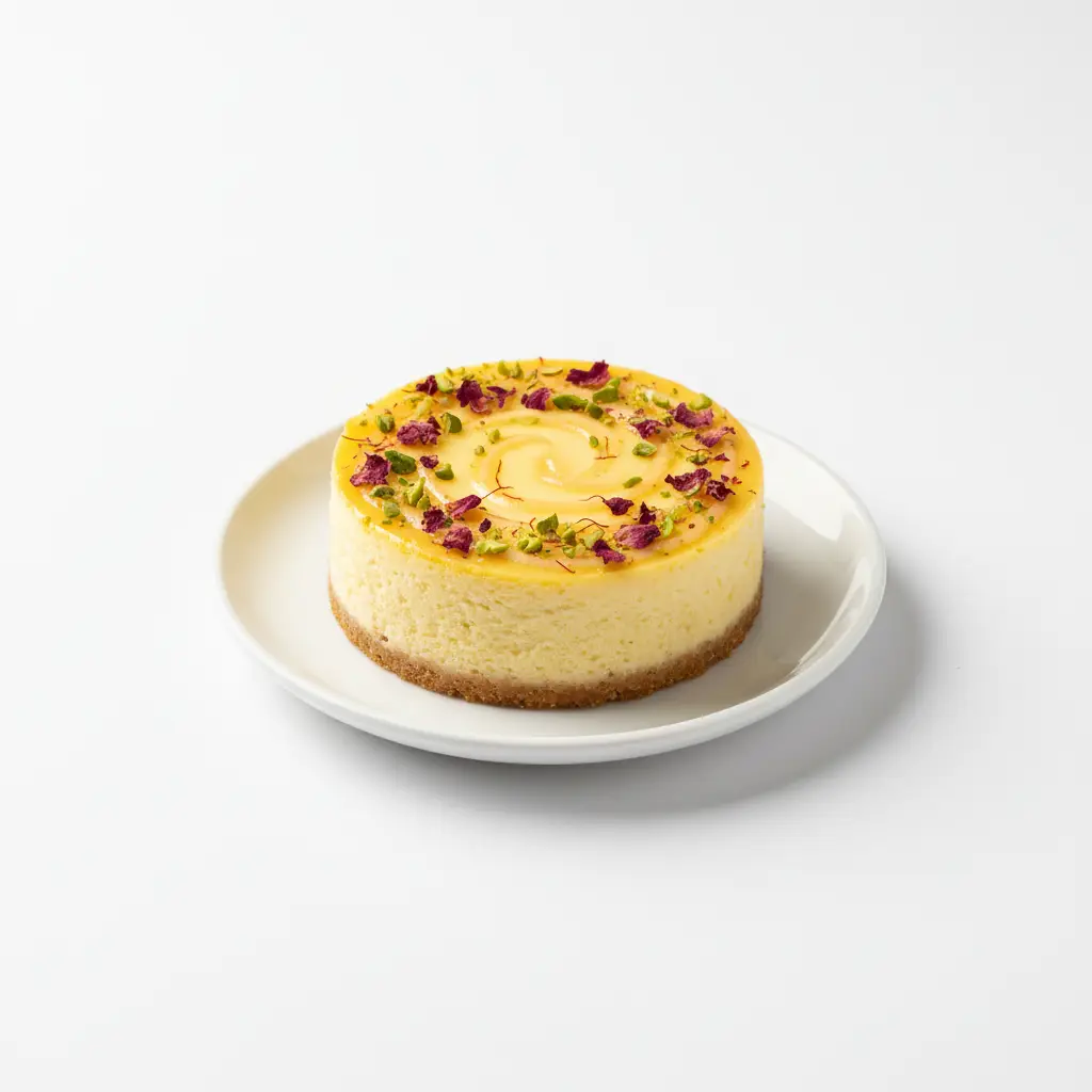 Photo of Saffron & Rose Cheesecake