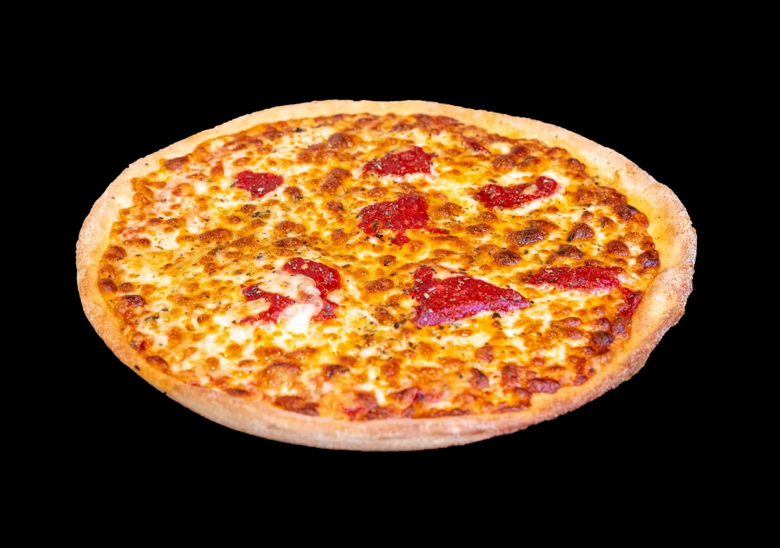Woodfired pizza fresh from the Smoke & Dough oven